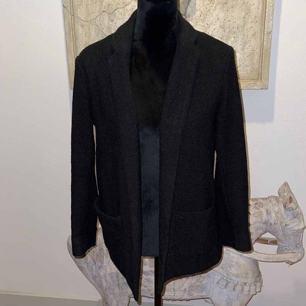 Lauren Conrad knit blazer jacket‎ Sz M black